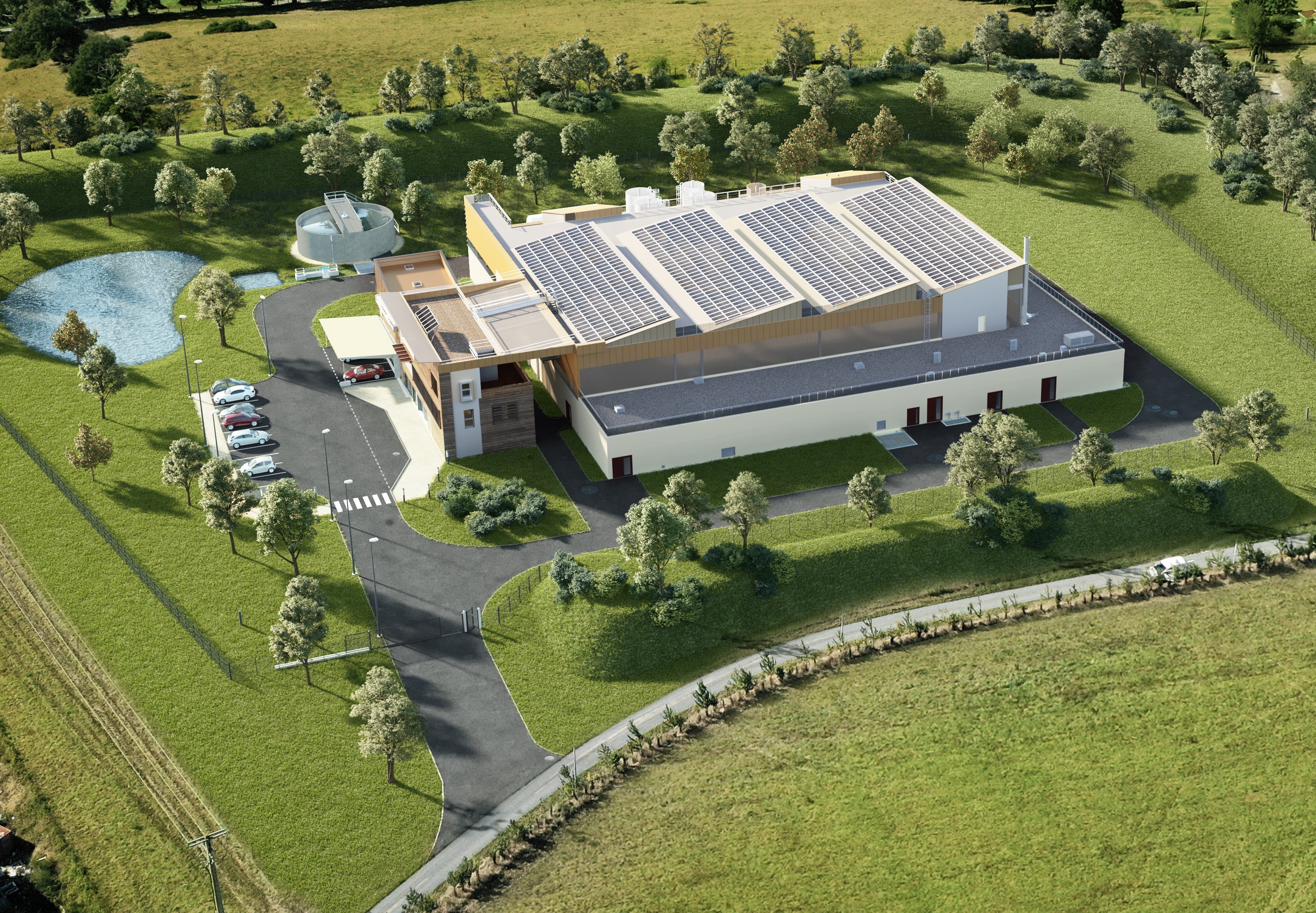 Usine d'eau de Changé : un jumeau numérique pour piloter le chantier