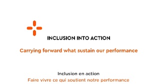 Inclusion into actions by Edward Bouygues 