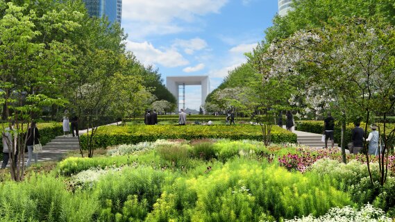 En quête d’espaces verts, Paris La Défense dévoile le Parc