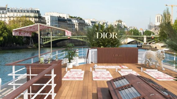Dior Boat : brand experience de luxe sur la Seine en plein JOP 