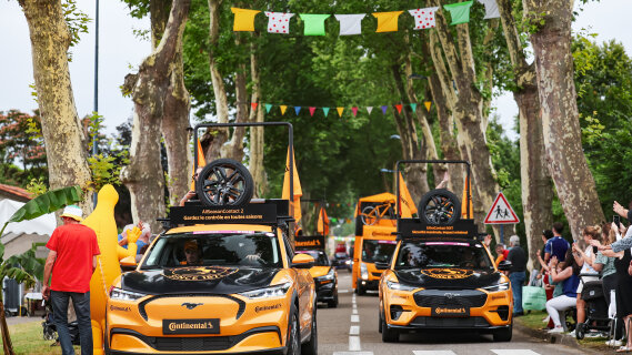 Continental : nouvelle étape sur le Tour de France avec le concept #ShareTheRoad 