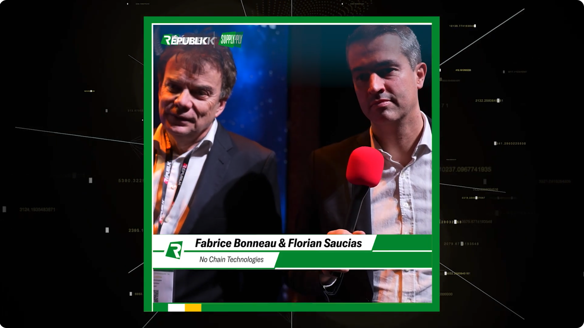 No Chain Technologies « Faire entrer le client jusque dans les usines et chez les fournisseurs » 