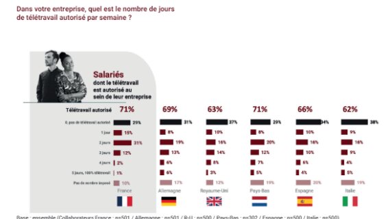 Télétravail, flex office, semaine de 4 jours… quels modes et espaces de travail en Europe ?
