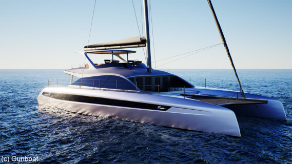 Gunboat digitalise la conception de ses catamarans 