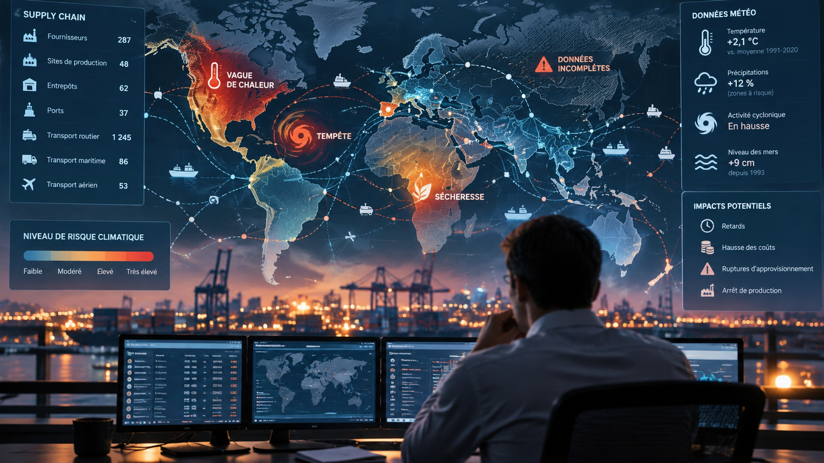 Supply Chain : le manque de données fragilise la résilience des entreprises face au climat