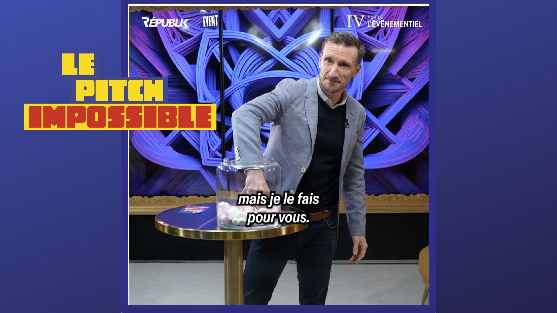 La Nuit de l'Événementiel : le Pitch impossible d'Olivier Monchal / Grimaldi Forum Monaco