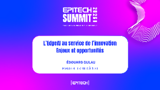 L’EdgeAI au service de l’innovation - Enjeux et opportunités 