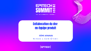 Collaboration du dev en équipe produit
