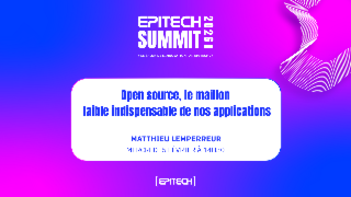 Open source, le maillon faible indispensable de nos applications