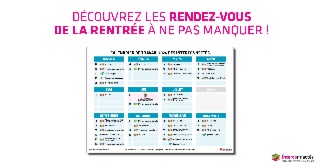 Découvrez nos prochains rendez-vous de la rentrée !