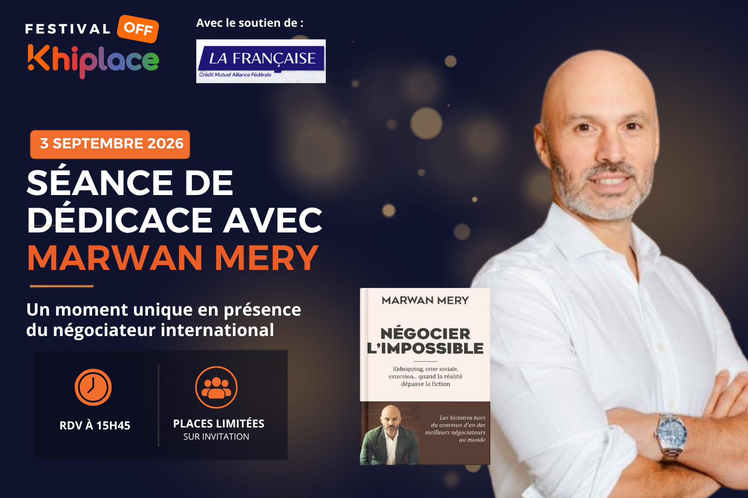 Séance de dédicace avec Marwan Mery