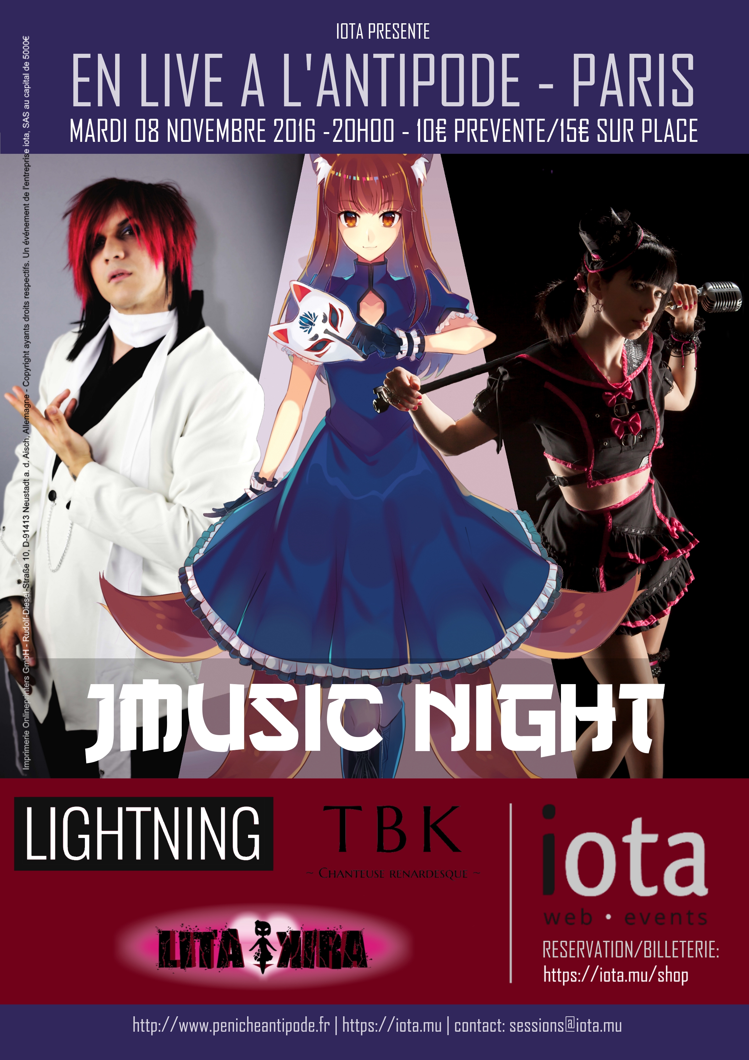 Concert Lita Kira / TBK / Lightning