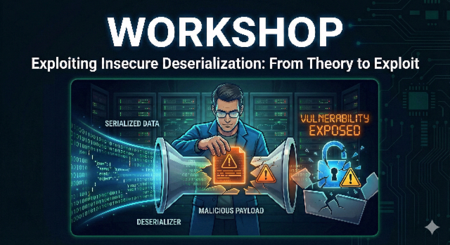 WORKSHOP - Exploiting Insecure Deserialization: From Theory to Exploit