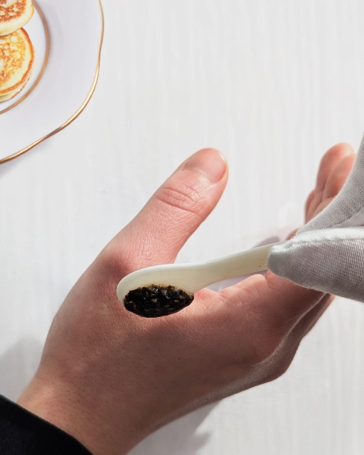 Dégustation traditionnelle de caviar végétal 