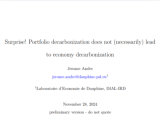 Portfolio decarbonization does not (necessarily) lead to economy decarbonization