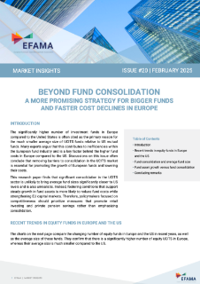 La consolidation des fonds en Europe aura un impact limité sur la réduction des coûts