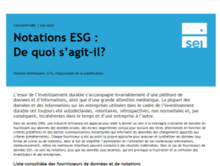 2024 : une année clé pour repenser la notation ESG.