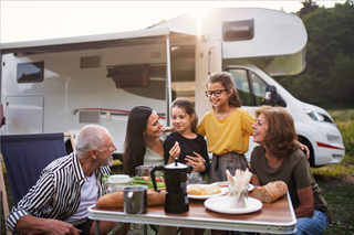 Le camping en famille 