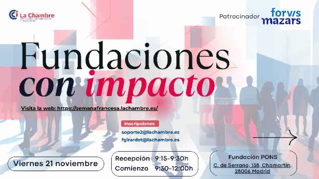 Jornada Fundaciones con impacto: cooperación franco-española para transformar el entorno