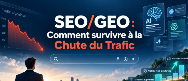 SEO / GEO : Comment survivre à la chute du trafic ?