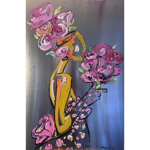 Rose en bouquet