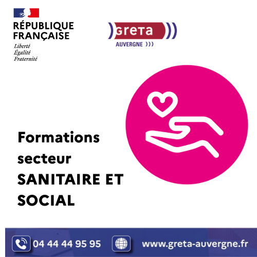 Formations secteur Sanitaire et Social et Services à la personne