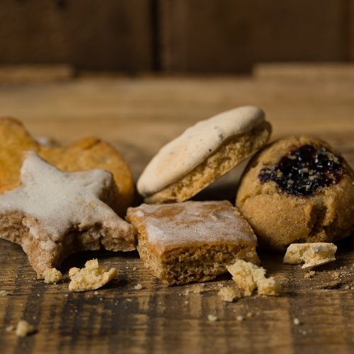 Assortiments de biscuits de Noël