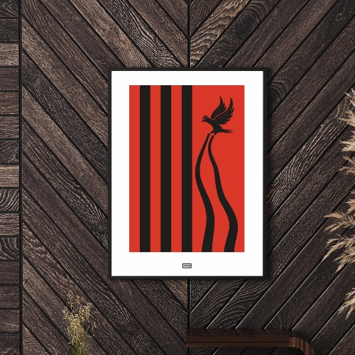 Affiche de football logotypie