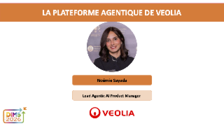 DIMS 2026 : La plateforme agentique de Veolia