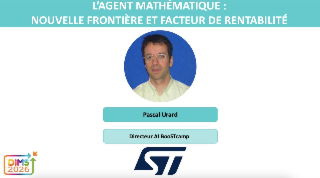 DIMS 2026 : L’agent mathématique : nouvelle frontière et facteur de rentabilité