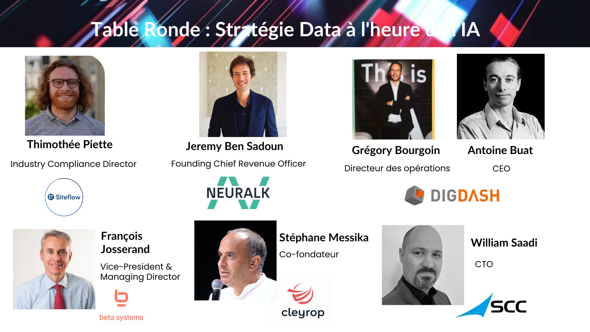 Table ronde : Stratégie Data à l'heure de l'IA