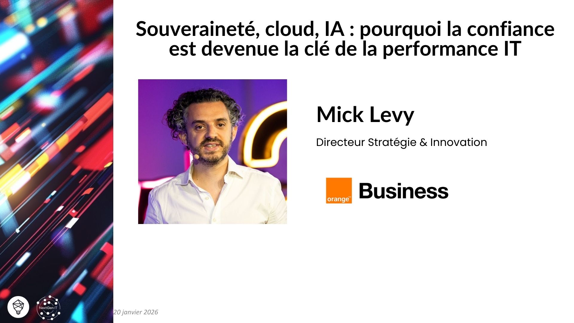 Entretien Orange Business : Souveraineté, cloud, IA : pourquoi la confiance est devenue la clé de la performance IT