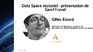 Data Space sectoriel : présentation de Gen4Travel