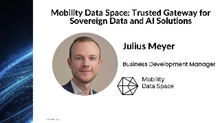 Data Space sectoriel : Mobility Data Space, Trusted Gateway for Sovereign Data and AI Solutions