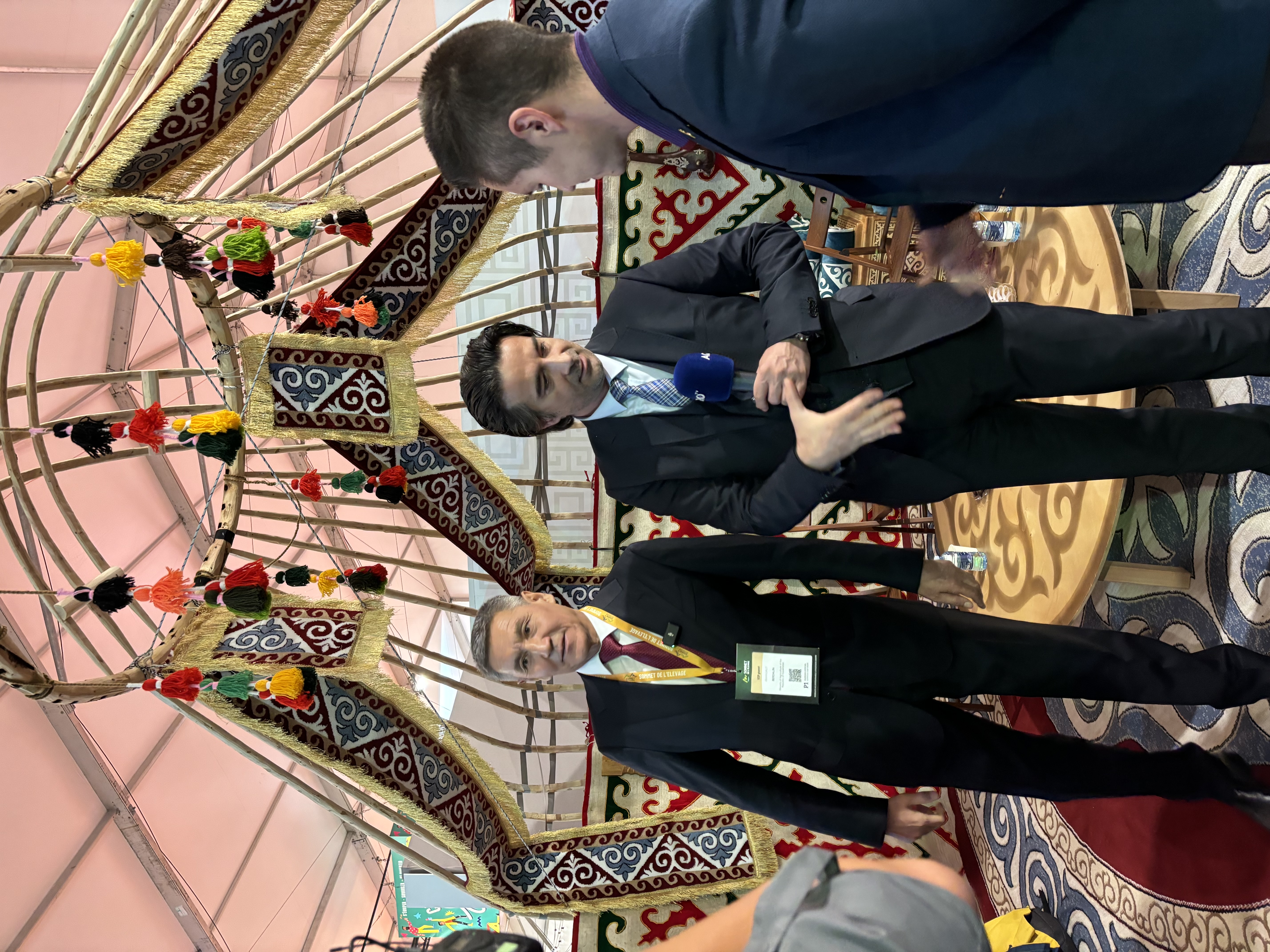 Les représentants du Kazakhstan au Sommet.