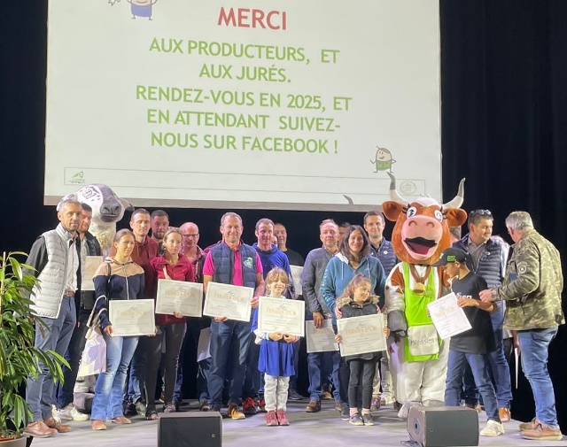 Les lauréats des Fermiers d'Or.