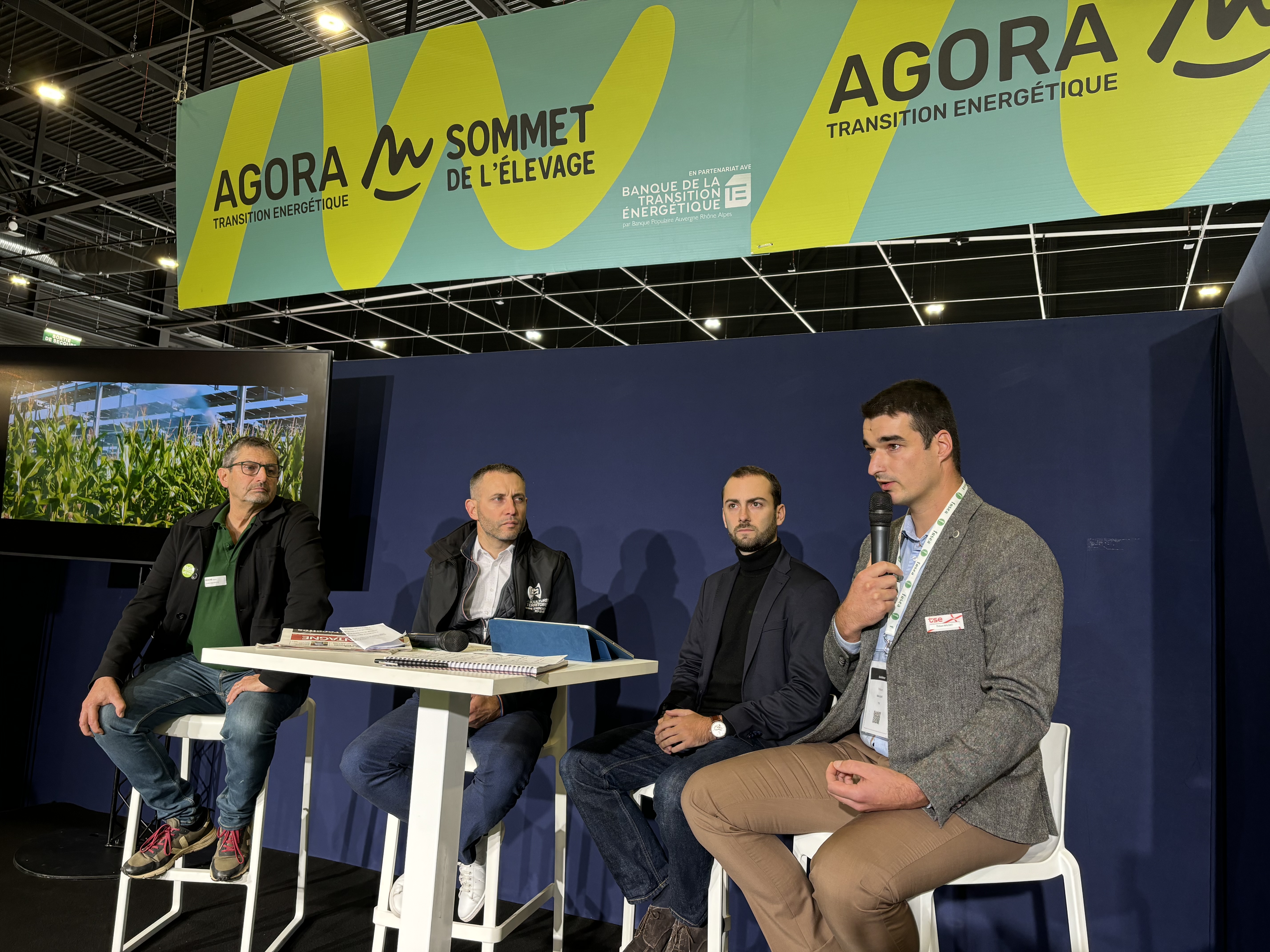 Conférence sur l'agrivoltaïsme.