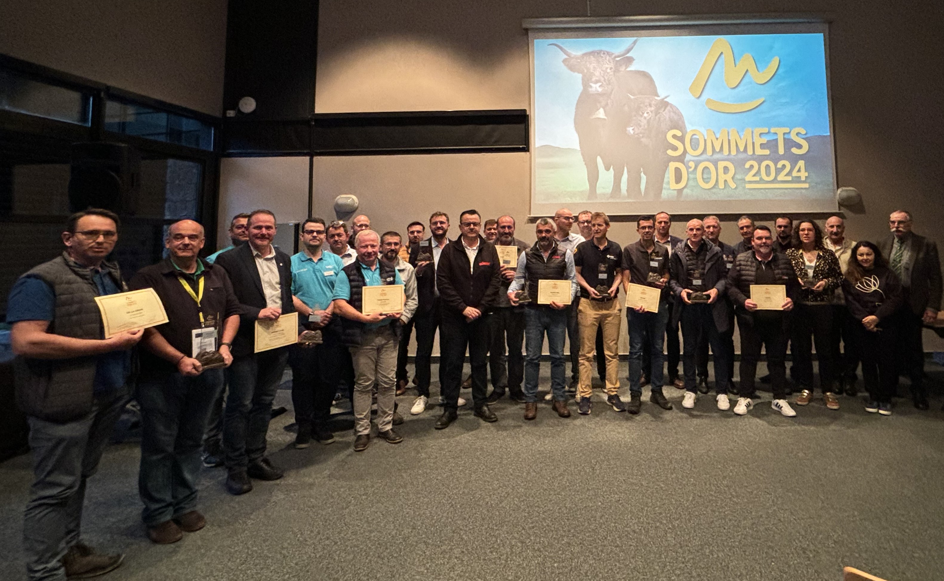 Cérémonie de remise des Sommets d'Or.
