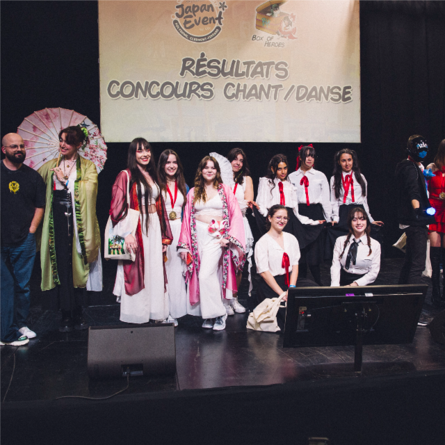 Résultats du concours Chant & Danse