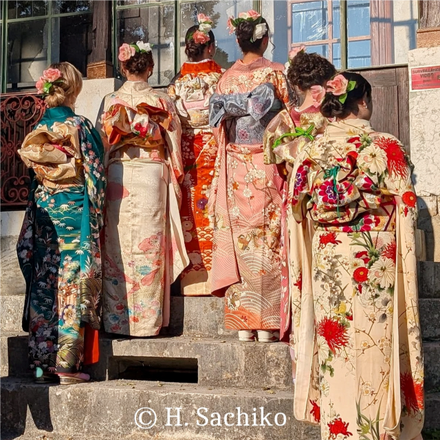 Présentations, Démonstration de Kitsuké en live et Défilé de Kimono