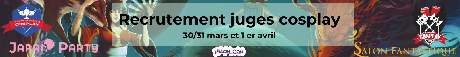 Recrutement juges cosplay
