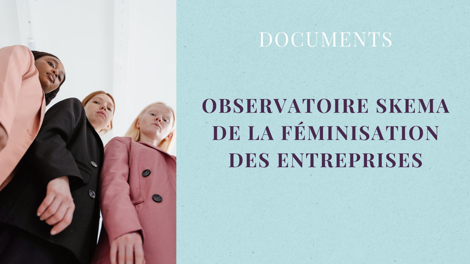 Observatoire Skema de la féminisation des entreprises