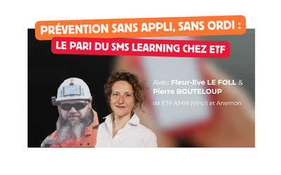 Prévention sans appli, sans ordi : le pari du SMS Learning chez ETF