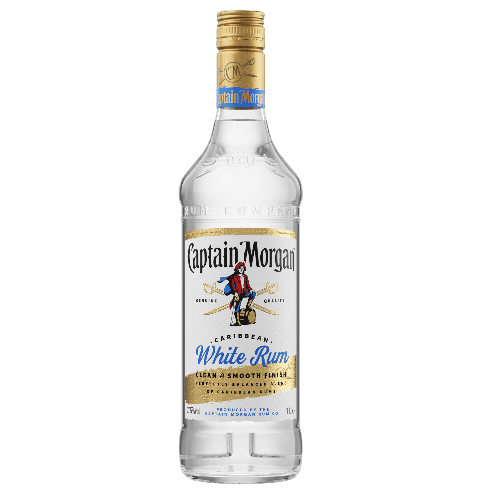 CAPT.MORGAN WHITE RUM 40D 70CL