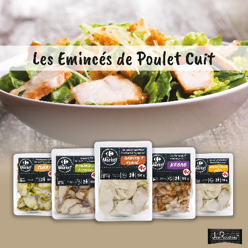 EMINCES DE FILET DE POULET CUIT ITALIENNE
