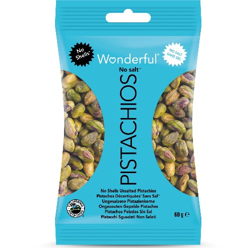 Pistaches Décortiquées San Sel 60g