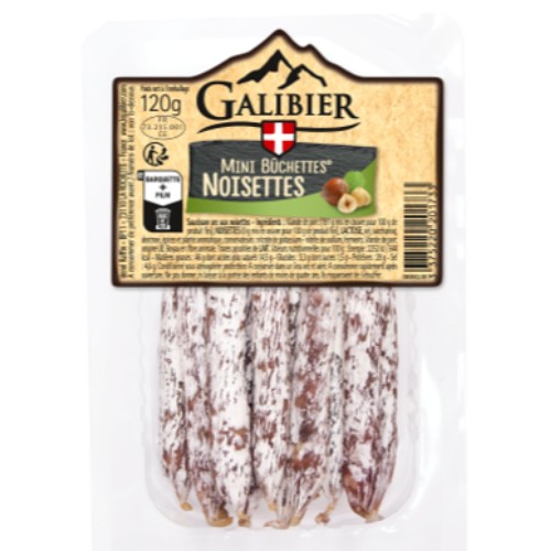 Le Galibier Mini buchettes noisettes 120gr