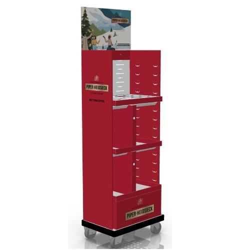 PALLET DISPLAY PIPER-HEIDSIECK BRUT 12% MIX DAVID DORAN