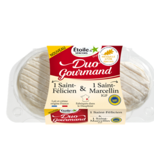 DUO GOURMAND 1 St Félicien et 1 St Marcellin IGP