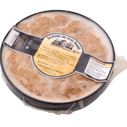 Rillettes porc aux champignons